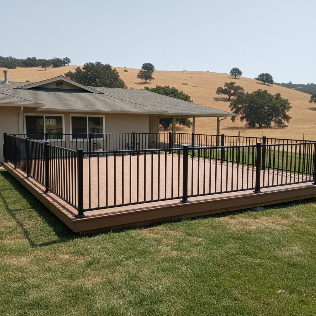 Deck Staining & Sealing completed by Coastal Deck Solutions in Clovis, CA