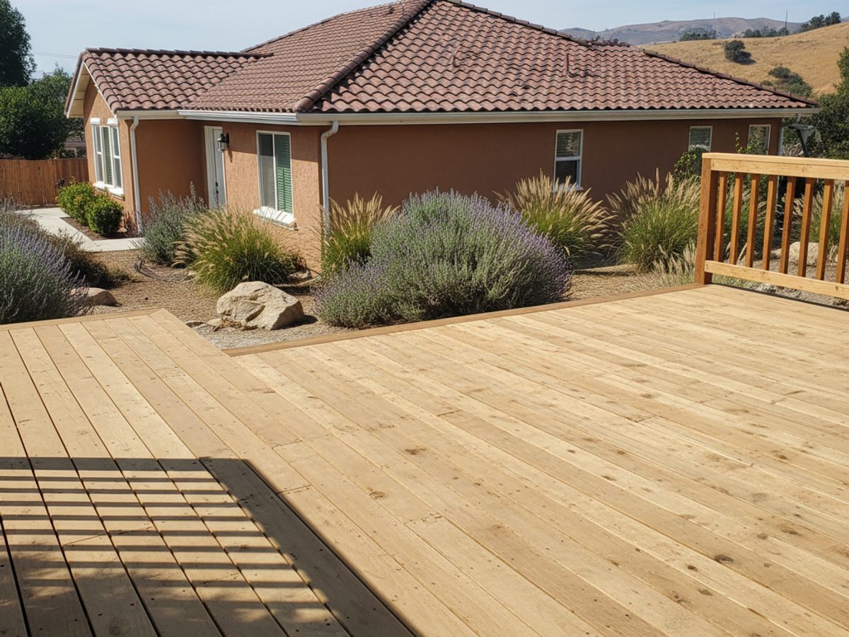 Deck Railing Installation & Repair completed by Coastal Deck Solutions in Madera, CA