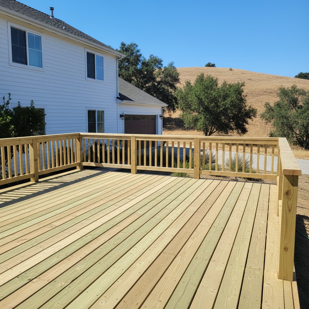 Deck Resurfacing & Board Replacement completed by Coastal Deck Solutions in Hanford, CA