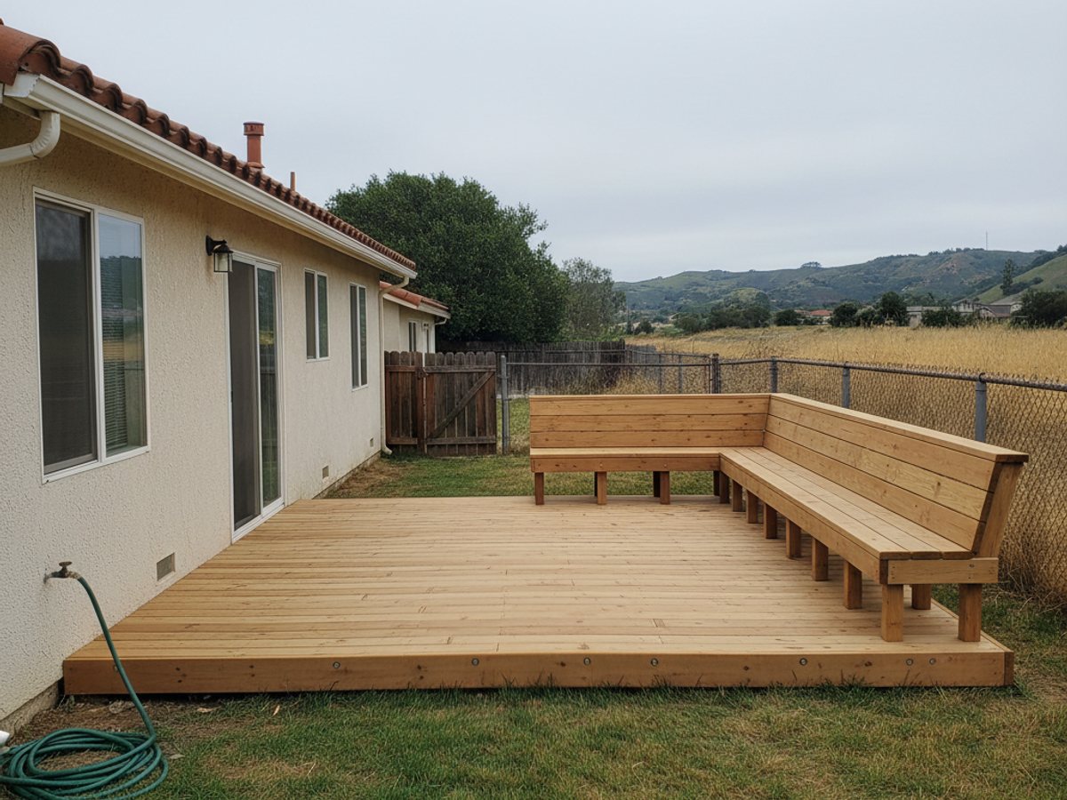 Deck Installation completed by Coastal Deck Solutions in Kerman, CA