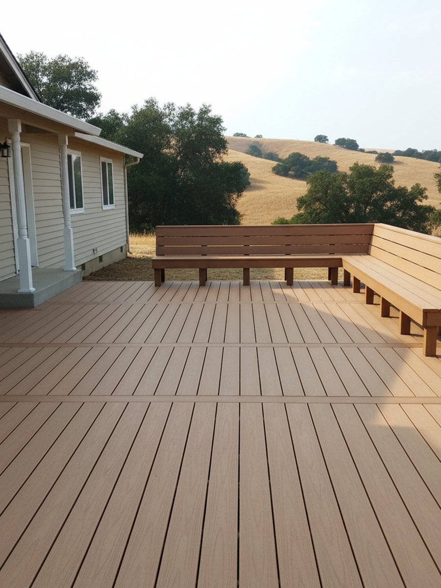 Deck Staining & Sealing completed by Coastal Deck Solutions in Fresno, CA